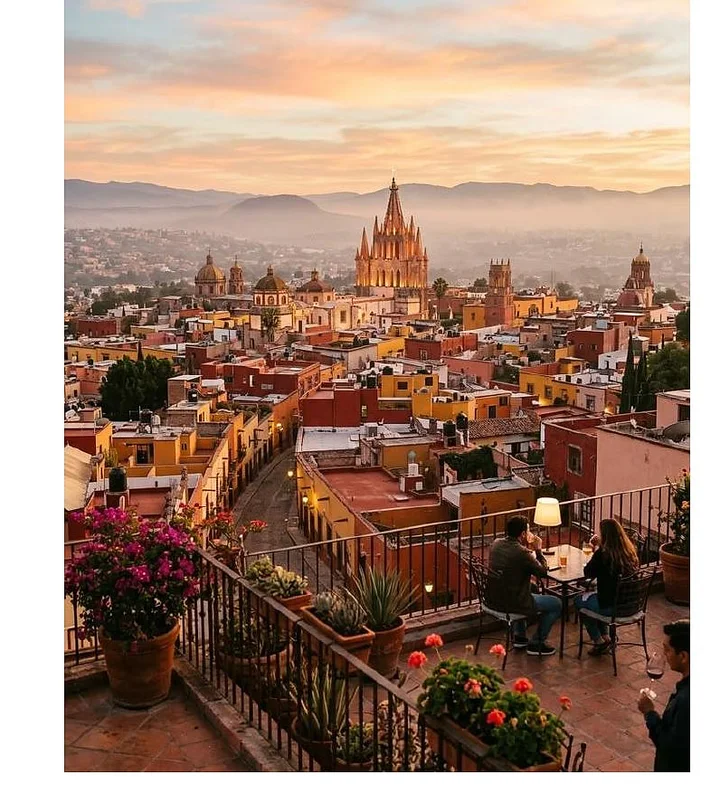 Vista al centro de San Miguel de Allende
